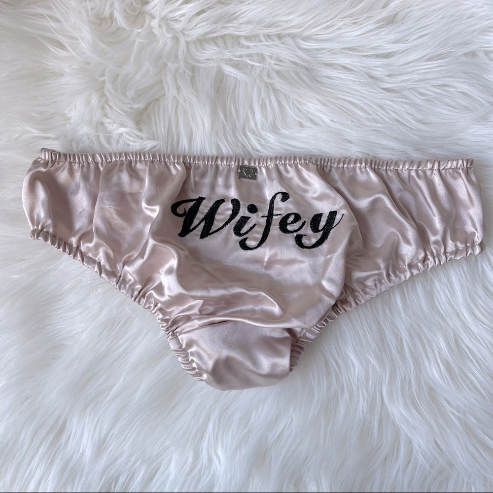 NEW - For Love & Lemons Skivvies Wifey Panties Bloomers (S) Blush Champagne Pink